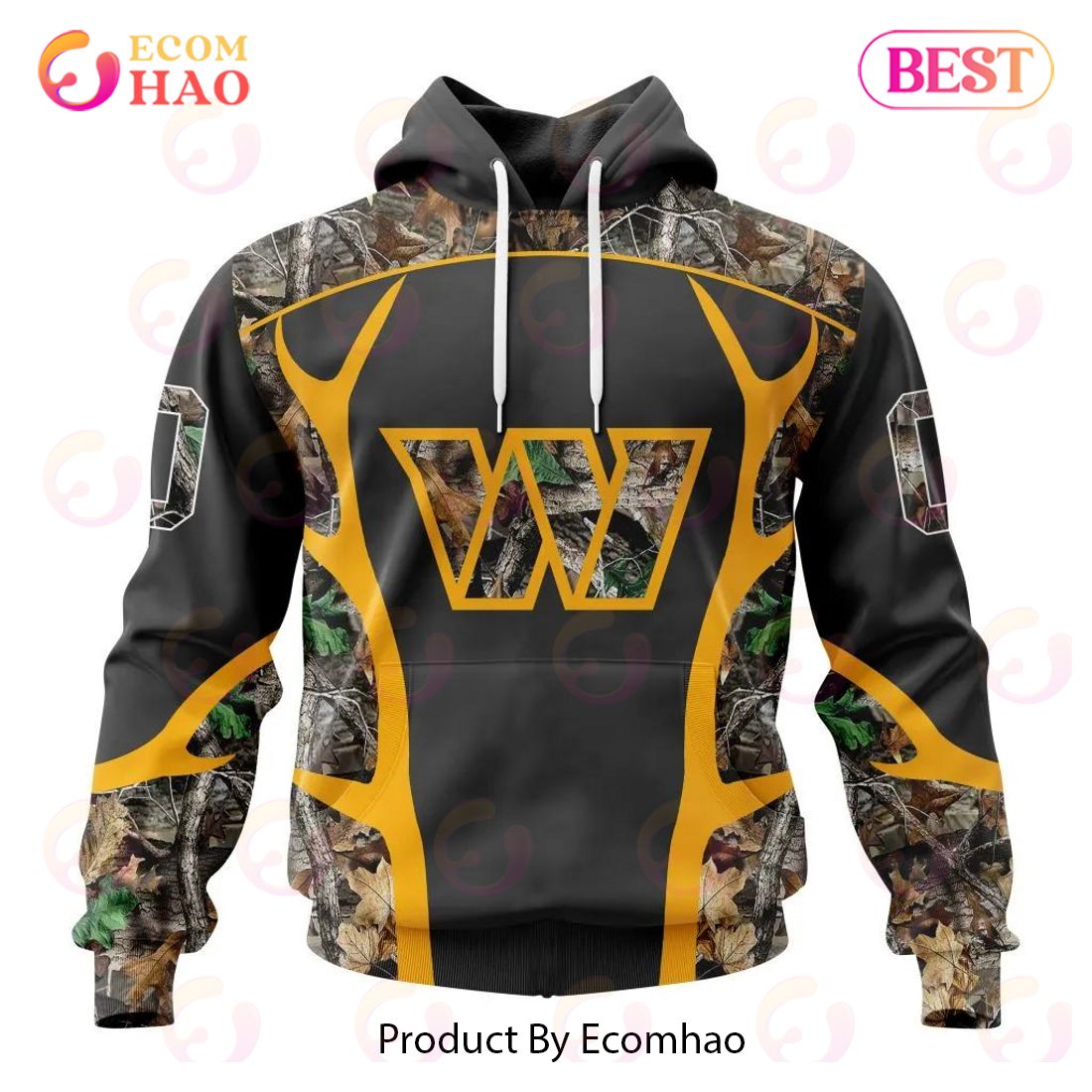 NFL San Francisco 49ers Special Camo Hunting Design 3D Hoodie