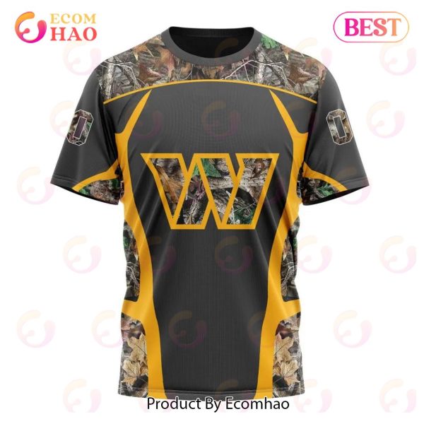 NFL Washington Commanders Special Camo Hunting Design 3D Hoodie