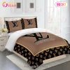 Louis Vuitton Hot Brand Bedding Sets Bedspread Duvet Cover Set Bedroom Decor Thanksgiving Decorations For Home