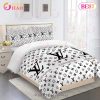Comforter Sets Golden Logo White Full Louis Vuitton Bedding Set Home Decoration