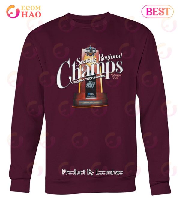 Final Tour 2023 Seattle Regional Champs Virginia Tech Hokies T-Shirt