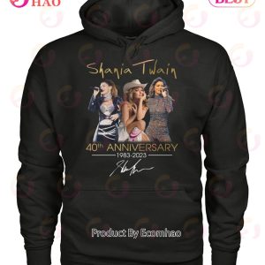 Shania Twain 40th Anniversary 1983 – 2023 Signautre T-Shirt