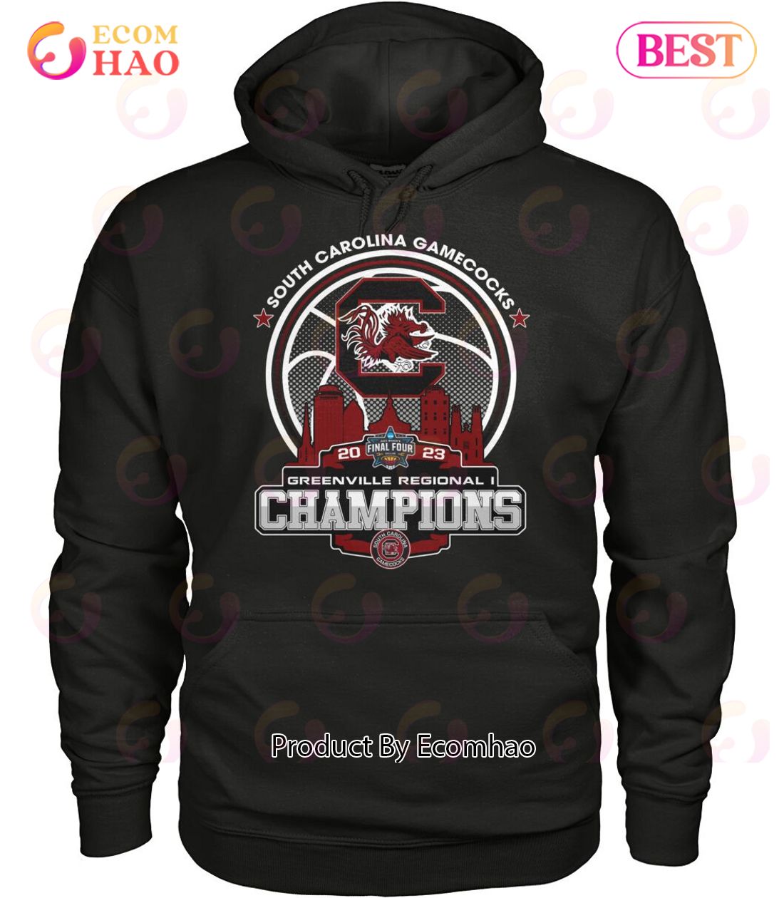 South Carolina Gamecocks Final Tour 2023 Greenville Regional Champions T-Shirt