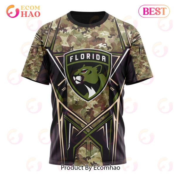 NHL Florida Panthers Special Camo Color 2023 Design 3D Hoodie