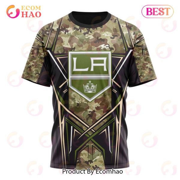 NHL Los Angeles Kings Special Camo Color 2023 Design 3D Hoodie