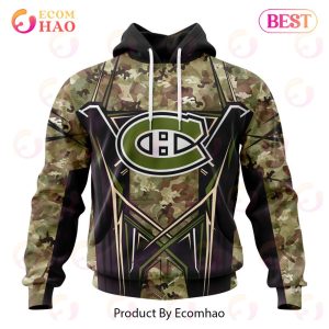 NHL Montreal Canadiens Special Camo Color 2023 Design 3D Hoodie