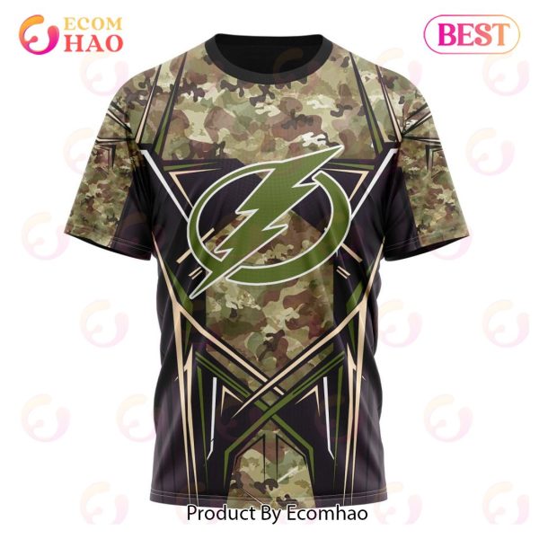 NHL Tampa Bay Lightning Special Camo Color 2023 Design 3D Hoodie
