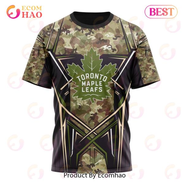 NHL Toronto Maple Leafs Special Camo Color 2023 Design 3D Hoodie