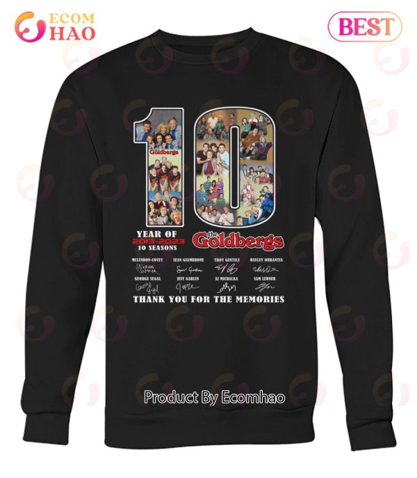 10 Years Of 2013 – 2023 10 Seasons The Goldbergs Thank You For The Memories T-Shirt