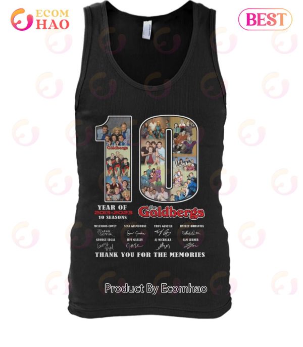 10 Years Of 2013 – 2023 10 Seasons The Goldbergs Thank You For The Memories T-Shirt