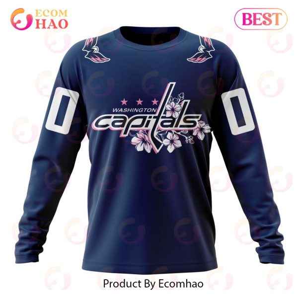 NHL Washington Capitals Special Cherry Blossom 2023 3D Hoodie