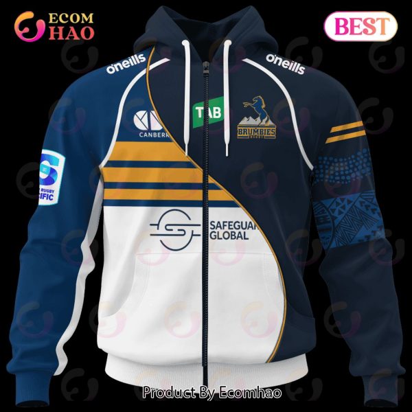 ACT Brumbies Super Rugby Mix Jerseys 2023 Personalized 3D Hoodie