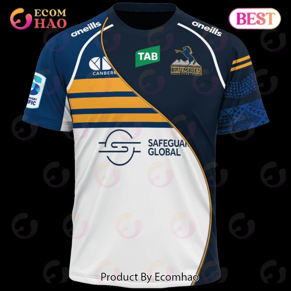 ACT Brumbies Super Rugby Mix Jerseys 2023 Personalized 3D Hoodie