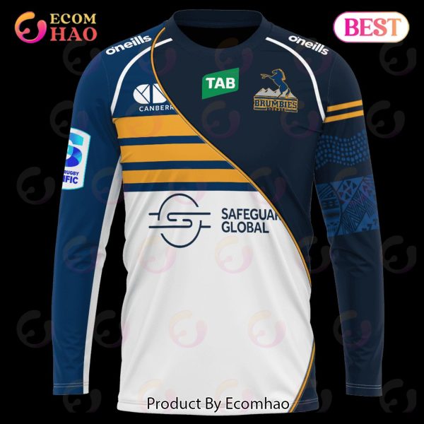 ACT Brumbies Super Rugby Mix Jerseys 2023 Personalized 3D Hoodie
