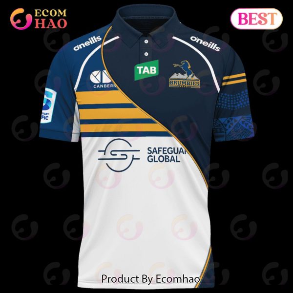ACT Brumbies Super Rugby Mix Jerseys 2023 Personalized 3D Hoodie