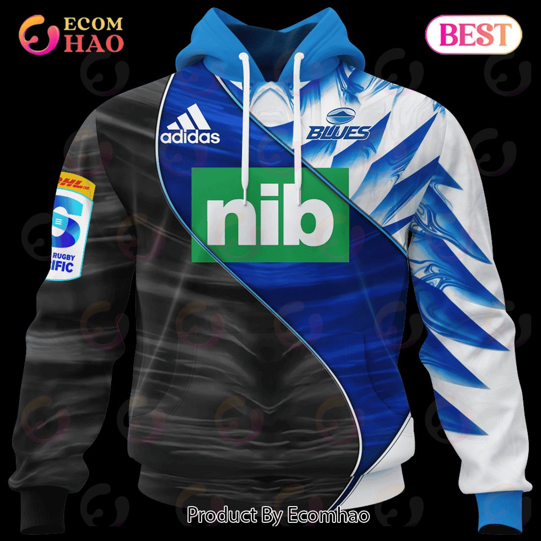 Blues Super Rugby Mix Jerseys 2023 Personalized 3D Hoodie