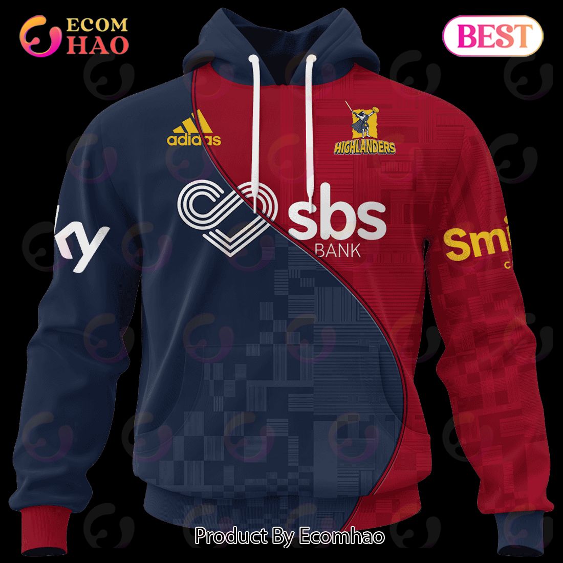 Highlanders Super Rugby Mix Jerseys 2023 Personalized 3D Hoodie