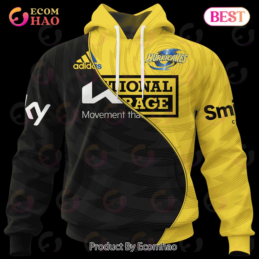 Hurricanes Super Rugby Mix Jerseys 2023 Personalized 3D Hoodie