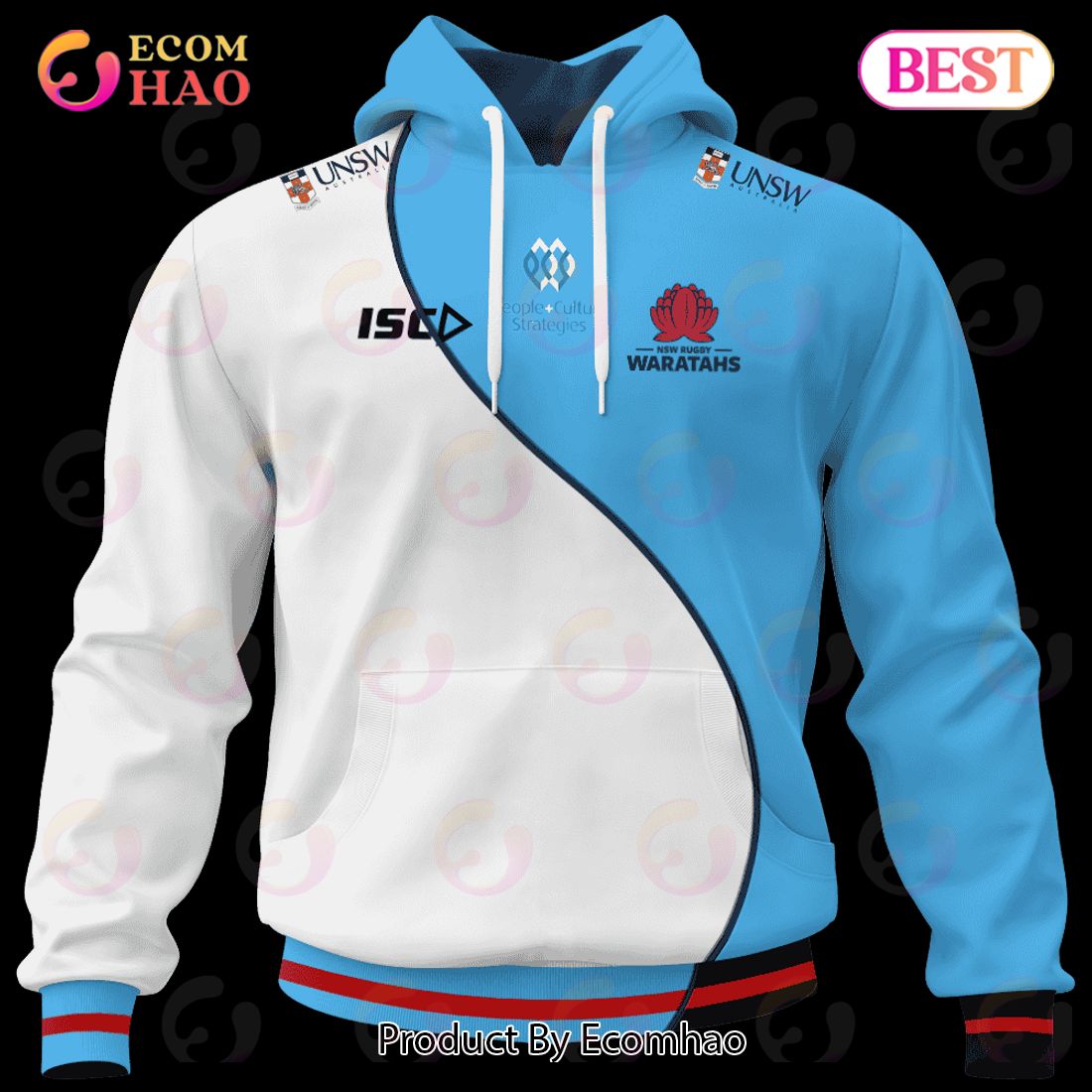 New South Wales Waratahs Super Rugby Mix Jerseys 2023 Personalized 3D Hoodie