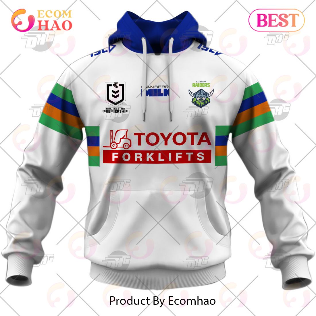 NRL Canberra Raiders 2023 Away Jersey – Personalize Your Own New & Retro Sports Jerseys 3D Hoodie