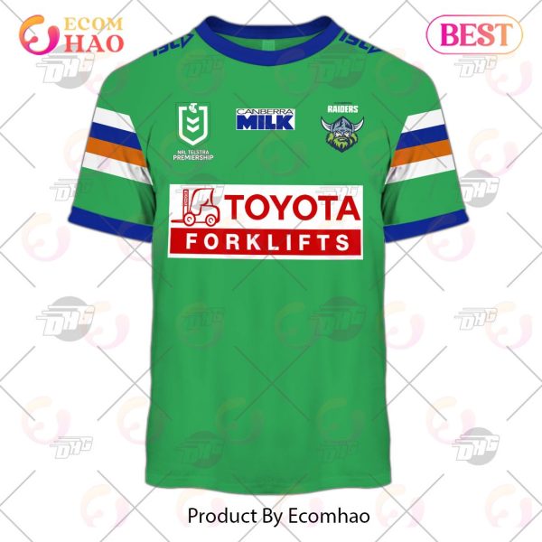 NRL Canberra Raiders 2023 Home Jersey – Personalize Your Own New & Retro Sports Jerseys 3D Hoodie