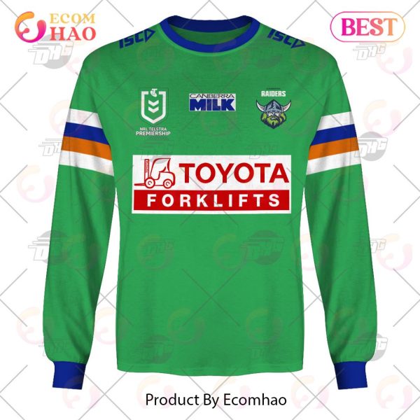 NRL Canberra Raiders 2023 Home Jersey – Personalize Your Own New & Retro Sports Jerseys 3D Hoodie