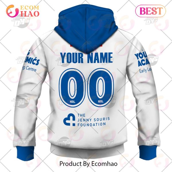 NRL Canterbury Bulldogs 2023 Home Jersey – Personalize Your Own New & Retro Sports Jerseys 3D Hoodie