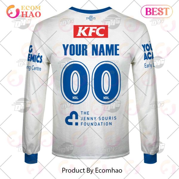 NRL Canterbury Bulldogs 2023 Home Jersey – Personalize Your Own New & Retro Sports Jerseys 3D Hoodie