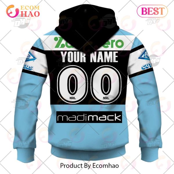 NRL Cronulla Sutherland Sharks 2023 Home Jersey – Personalize Your Own New & Retro Sports Jerseys 3D Hoodie