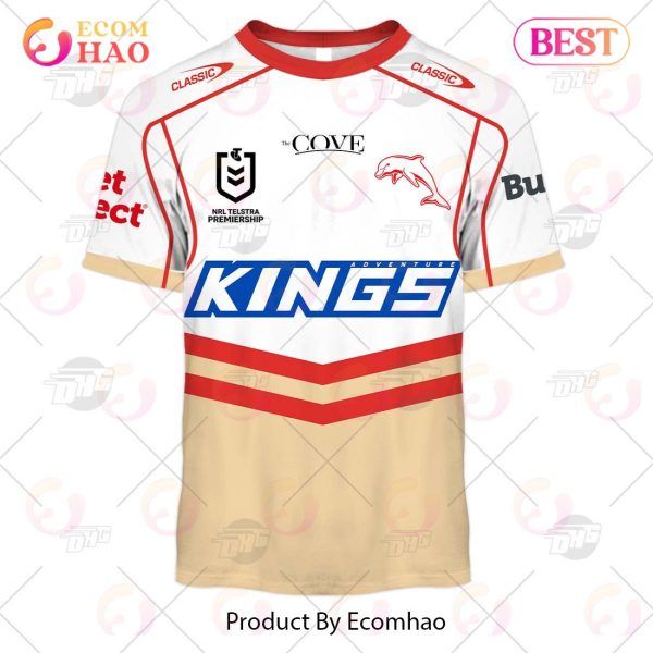NRL Dolphins 2023 Away Jersey – Personalize Your Own New & Retro Sports Jerseys 3D Hoodie