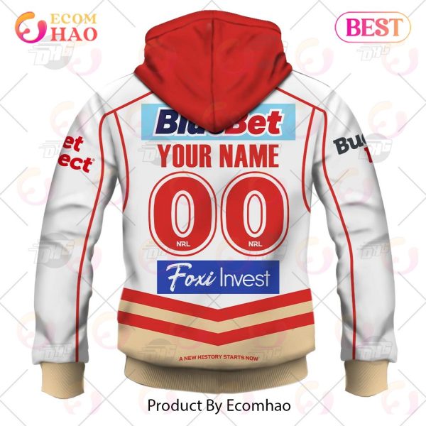 NRL Dolphins 2023 Away Jersey – Personalize Your Own New & Retro Sports Jerseys 3D Hoodie