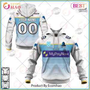 NRL Gold Coast Titans 2023 Away Jersey – Personalize Your Own New & Retro Sports Jerseys 3D Hoodie
