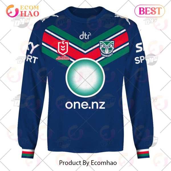 NRL New Zealand Warriors 2023 Home Jersey – Personalize Your Own New & Retro Sports Jerseys 3D Hoodie
