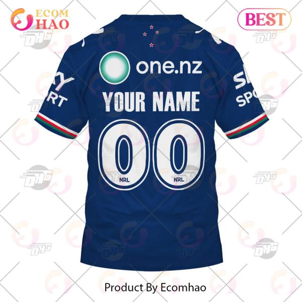 NRL New Zealand Warriors 2023 Home Jersey – Personalize Your Own New & Retro Sports Jerseys 3D Hoodie