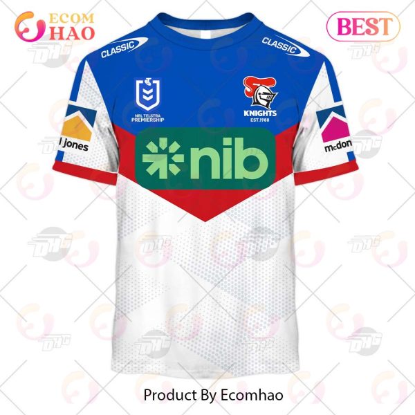 NRL Newcastle Knights 2023 Away Jersey – Personalize Your Own New & Retro Sports Jerseys 3D Hoodie