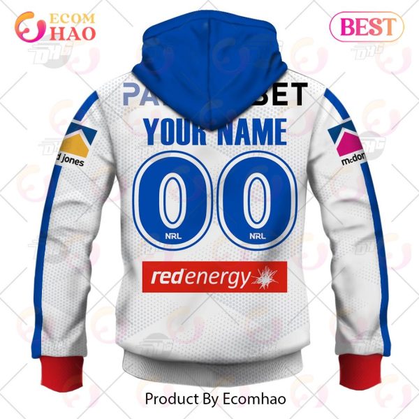NRL Newcastle Knights 2023 Away Jersey – Personalize Your Own New & Retro Sports Jerseys 3D Hoodie
