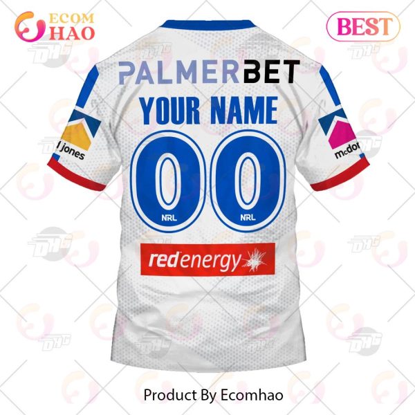 NRL Newcastle Knights 2023 Away Jersey – Personalize Your Own New & Retro Sports Jerseys 3D Hoodie