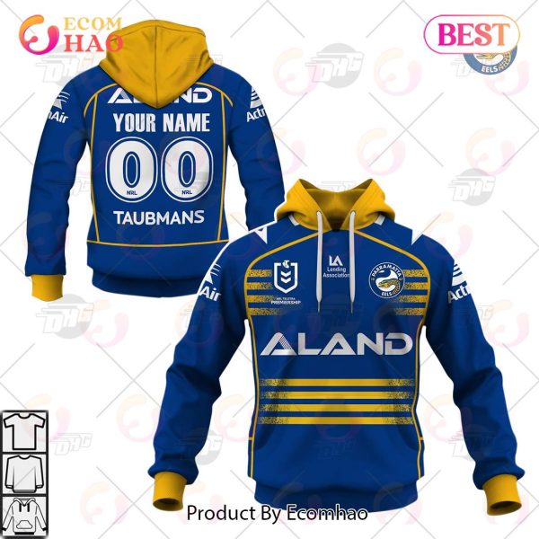 NRL Parramatta Eels 2023 Home Jersey – Personalize Your Own New & Retro Sports Jerseys 3D Hoodie
