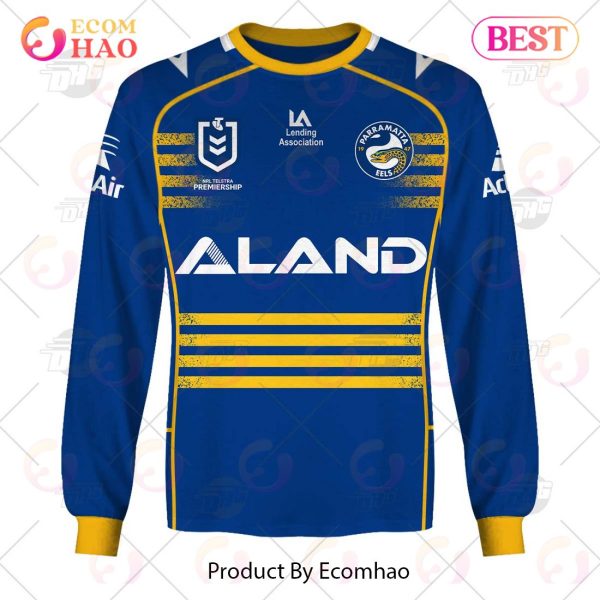 NRL Parramatta Eels 2023 Home Jersey – Personalize Your Own New & Retro Sports Jerseys 3D Hoodie