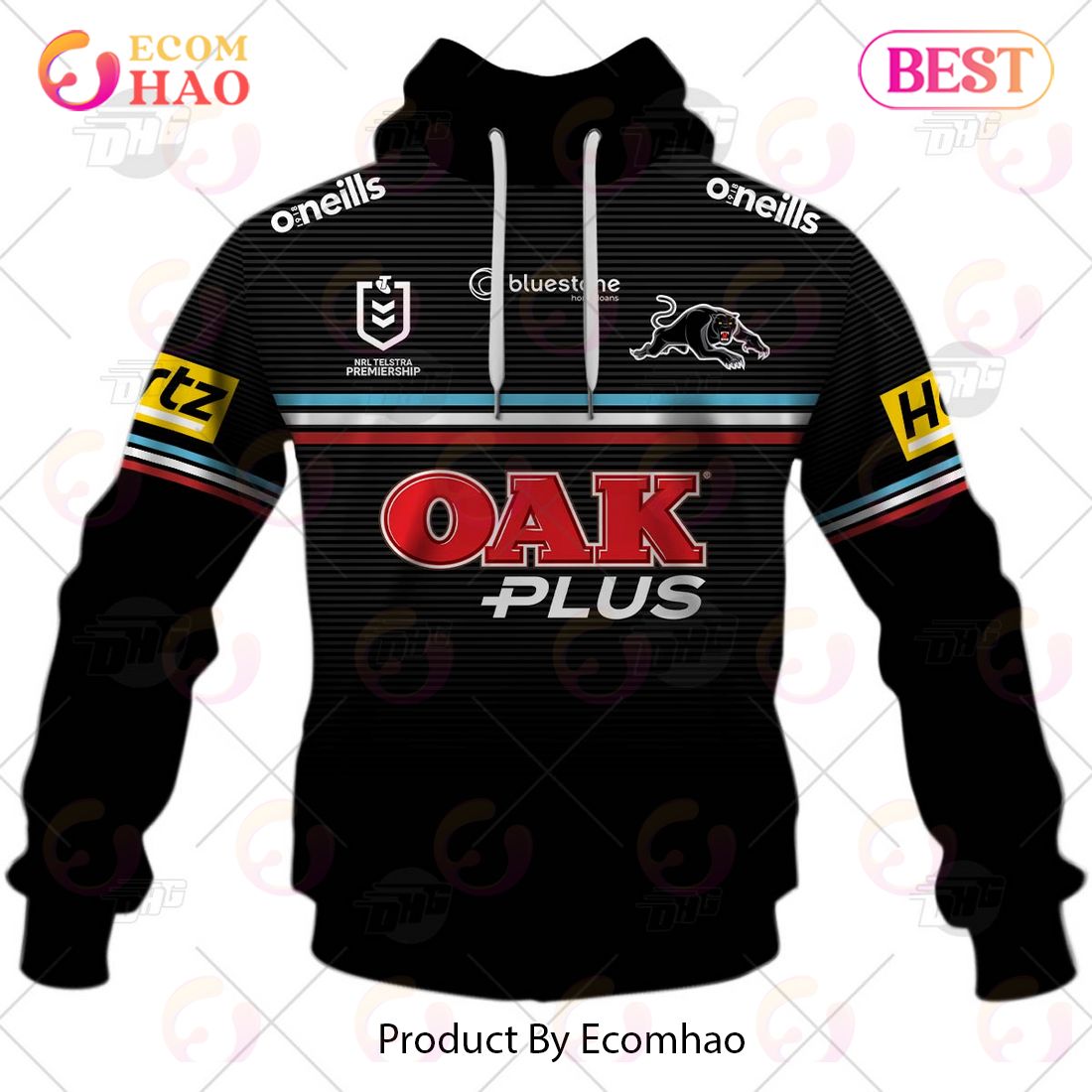 NRL Penrith Panthers 2023 Alternate Jersey – Personalize Your Own New & Retro Sports Jerseys 3D Hoodie