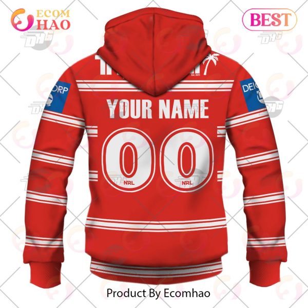 NRL St. George Illawarra Dragons 2023 Away Jersey – Personalize Your Own New & Retro Sports Jerseys 3D Hoodie
