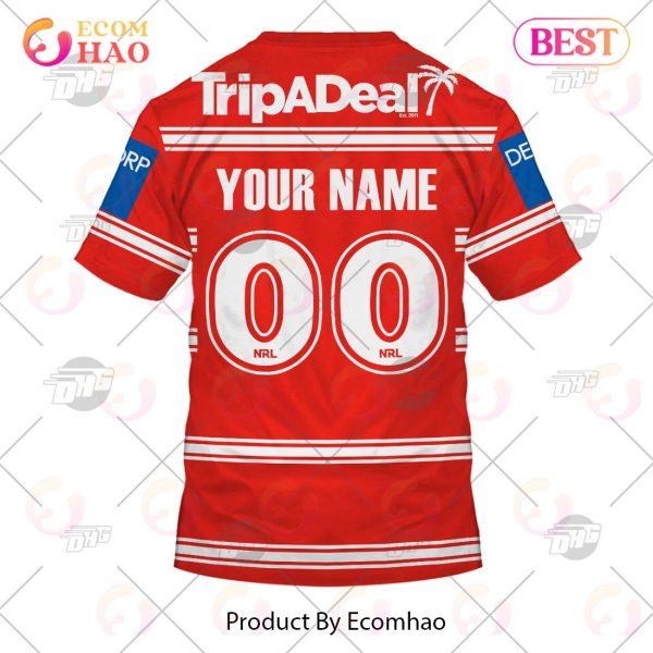 NRL St. George Illawarra Dragons 2023 Away Jersey – Personalize Your Own New & Retro Sports Jerseys 3D Hoodie