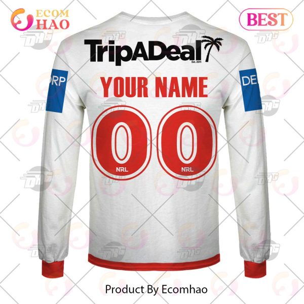 NRL St. George Illawarra Dragons 2023 Home Jersey – Personalize Your Own New & Retro Sports Jerseys 3D Hoodie
