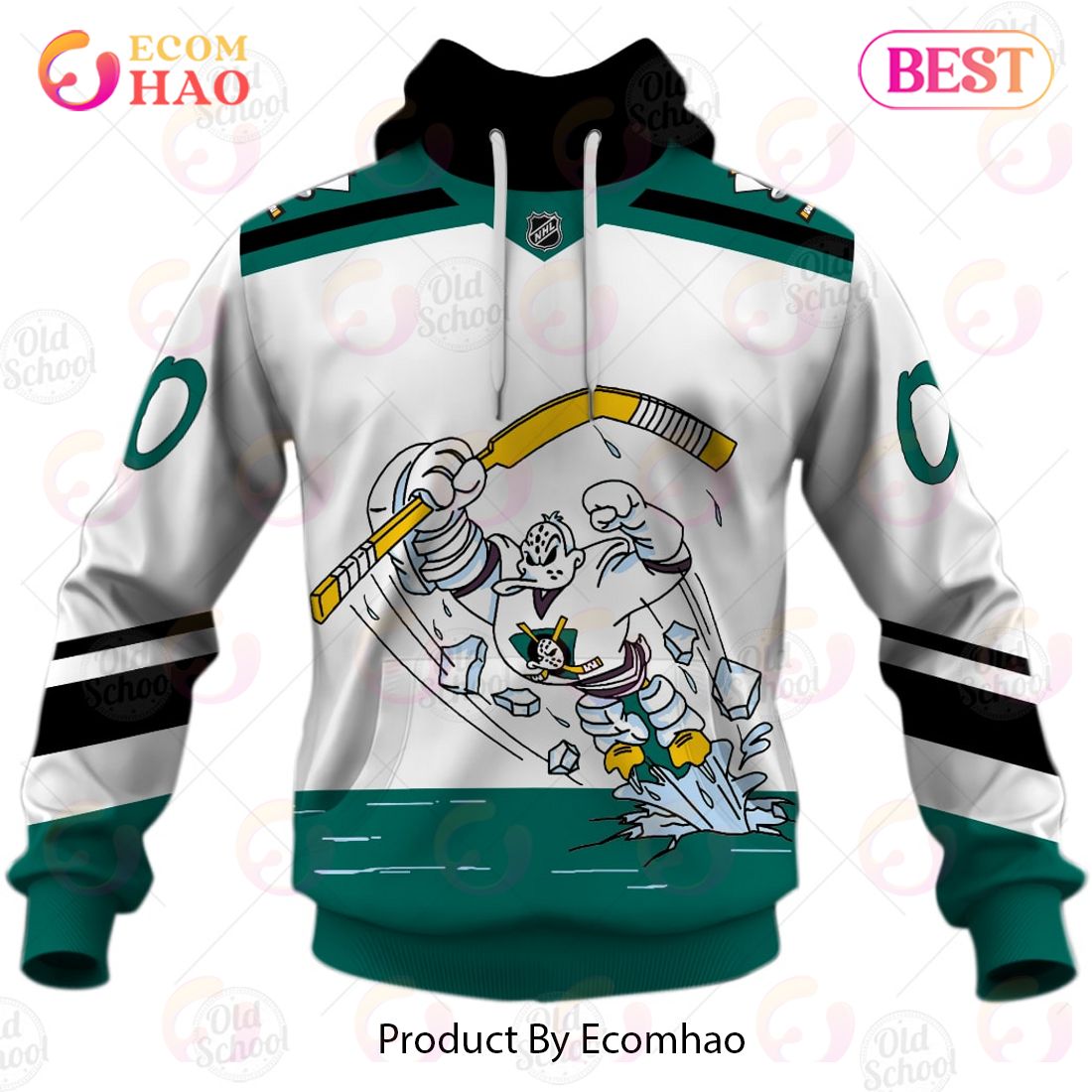 NHL Anaheim Ducks Reverse Retro Alternate Jersey – Personalize Your Own New & Retro Sports Jerseys 3D Hoodie