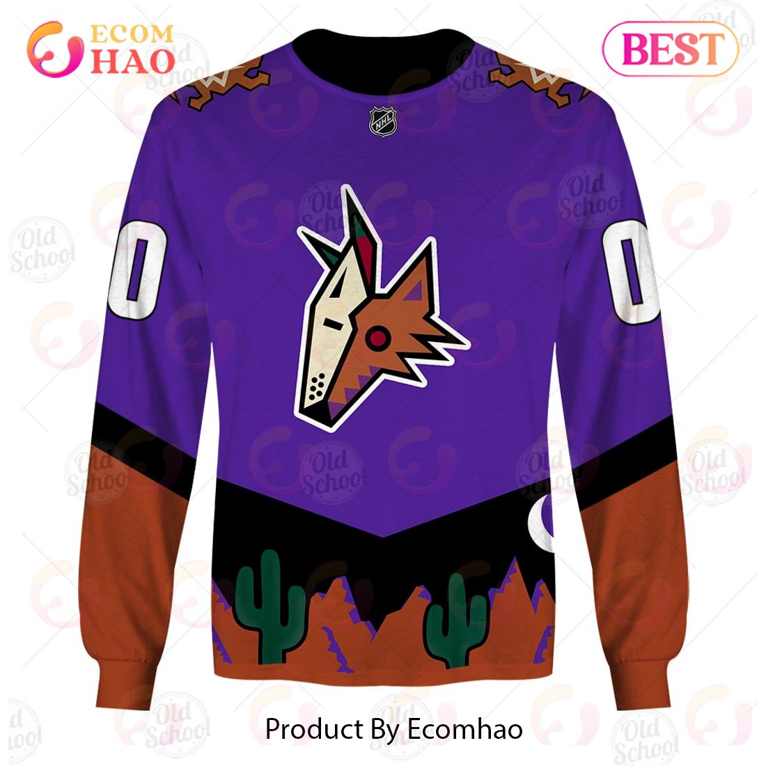 NHL Arizona Coyotes Reverse Retro Alternate Jersey Personalize