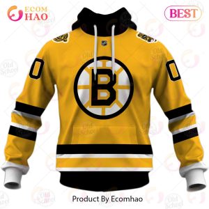 NHL Boston Bruins Reverse Retro Alternate Jersey – Personalize Your Own New & Retro Sports Jerseys 3D Hoodie