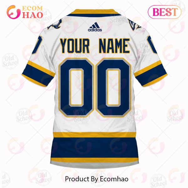 Personalized Buffalo Sabres 80s 90s Home Vintage NHL Throwback Jersey 3D  Hoodie