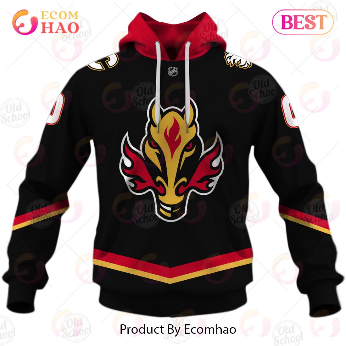 Calgary Flames Reverse Retro Kits 2022 Personalized Hoodie