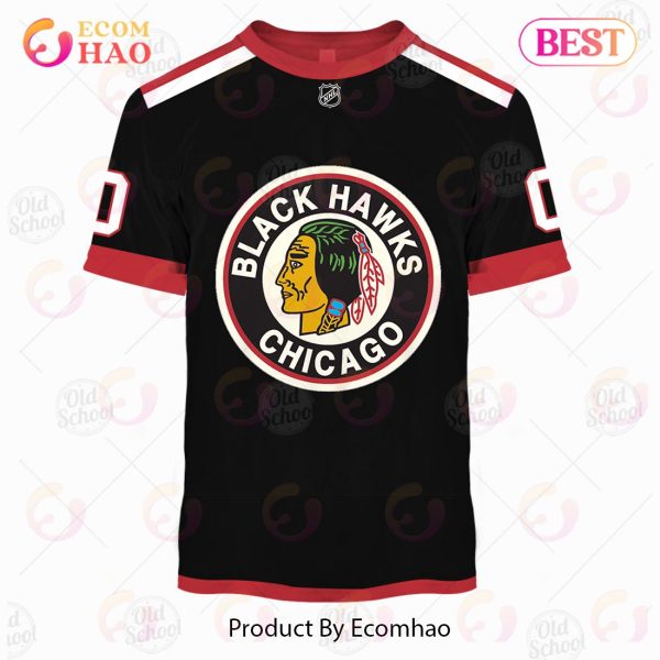 NHL Chicago Blackhawks Reverse Retro Alternate Jersey – Personalize Your Own New & Retro Sports Jerseys 3D Hoodie
