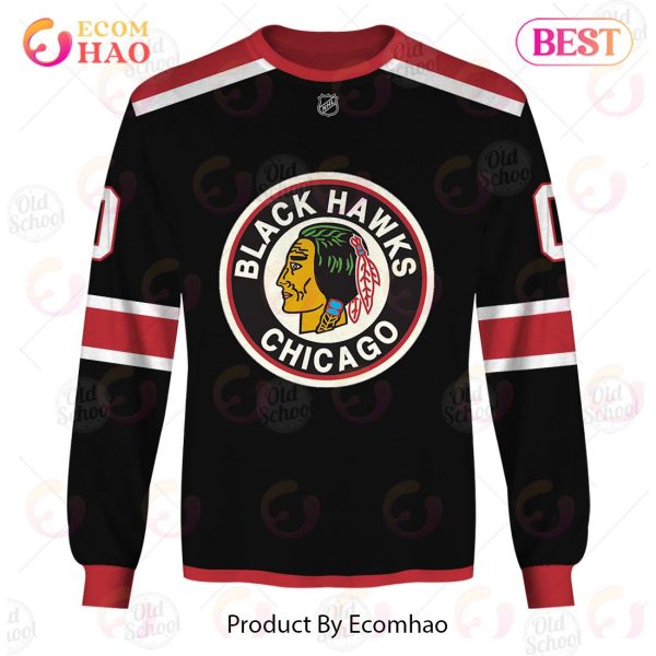 NHL Chicago Blackhawks Reverse Retro Alternate Jersey – Personalize Your Own New & Retro Sports Jerseys 3D Hoodie